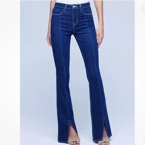NEW L'AGENCE Beatrix Baby Boot Denim Jeans Women’s Size 33 New With Tags